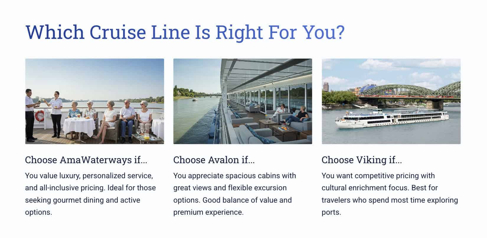 Viking vs AMA vs Avalon The ONLY River Cruise Comparison You Need for